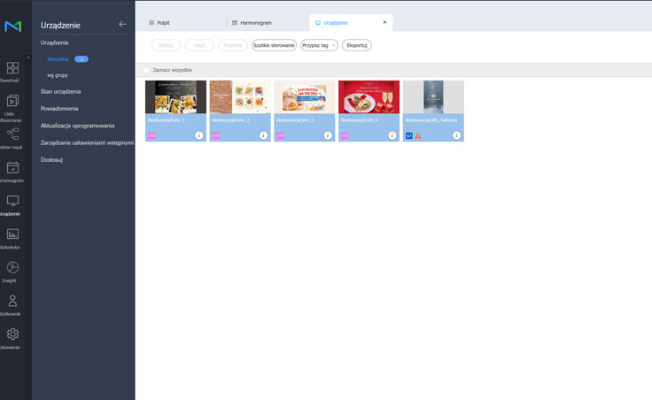 menu board monittrng