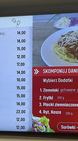 Cyfrowe MENU Board