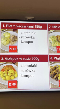 Cyfrowe MENU Board