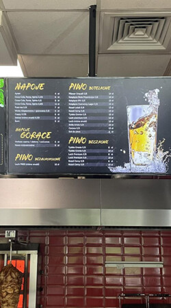 Cyfrowe MENU Kebab